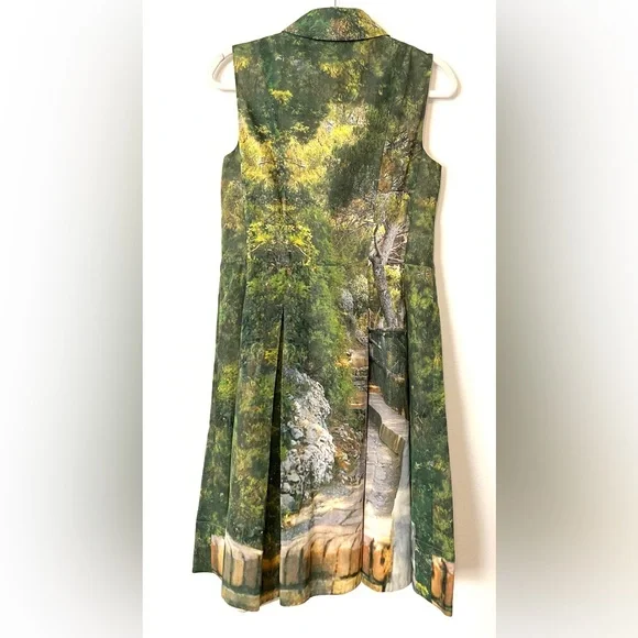 A K R I S  Forest-Print A-Line Dress - Picture 8 of 13